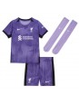 Liverpool Alexis Mac Allister #10 Ausweichtrikot für Kinder 2023-24 Kurzarm (+ Kurze Hosen)